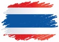 Flag of Thailand. Kingdom of Thailand. Thailand national flag.