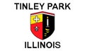 Flag Of Tinley Park City California Royalty Free Stock Photo