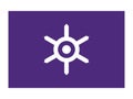 Flag of Tokyo Prefecture Royalty Free Stock Photo