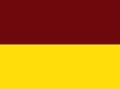 Glossy glass flag of Tolima, Colombia