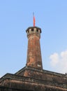Flag tower of Hanoi citadel Vietnam Royalty Free Stock Photo