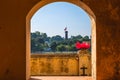 Flag Tower of Hanoi in Hanoi, Vietnam Royalty Free Stock Photo