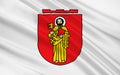 Flag of Treves city of Rhineland-Palatinate, Germany Royalty Free Stock Photo