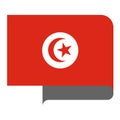 Flag horizontal shape, pointer for world map Royalty Free Stock Photo