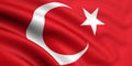 Flag Of Turkey Royalty Free Stock Photo