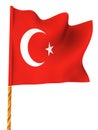 Flag. Turkey