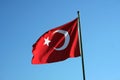 The flag of Turkey