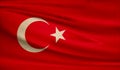 Flag of Turkey.