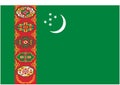 Flag of Turkmenistan