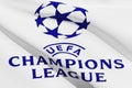 Flag with UEFA Champions League logo