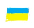 Flag of ukraine - grunge background