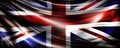 Flag Of United Kingdom On Black Background With Space For Text Royalty Free Stock Photo