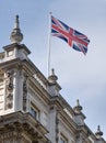 Flag of the United Kingdom at Downing Street