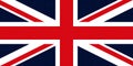 flag of the United Kingdom (UK) aka Union Jack glittering speckles Royalty Free Stock Photo