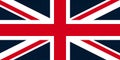 flag of the United Kingdom (UK) aka Union Jack glittering speckles Royalty Free Stock Photo