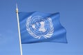 Flag of the United Nations Royalty Free Stock Photo