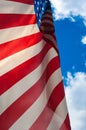 Flag of the United States of America USA; Stars and Stripes, Star-Spangled Banner Royalty Free Stock Photo