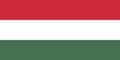 flag of Uralic peoples Hungarians, Magyars. flag representing ethnic group or culture, regional authorities. no flagpole. Plane Royalty Free Stock Photo