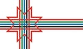 Glossy glass Flag of Uralic peoples