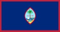 Flag of the US organized territory of Guam. America