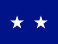 United States Airforce Two Star Major General Flag