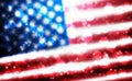 Flag of USA background for independence, veterans, memorial, martin luther king, presidents day and other events