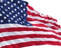 Flag USA The national symbol of USA Royalty Free Stock Photo