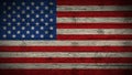 Flag of USA Painted on old wood boards. wooden USA flag. Abstract flag background. grunge United states of america flag. Royalty Free Stock Photo