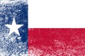 Texas State Flag Grunge Royalty Free Stock Photo