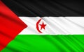 Flag of Sahrawi Arab Democratic Republic, El Aaiun, Tifariti