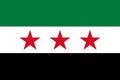 Flag used by the Syrian Opposition and Syrian Revolutionary and Opposition Forces
