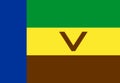 Glossy glass flag of Venda independent 1979Ã¢â¬â1994; recognized by South Africa