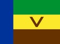 Flag of Venda was a Bantustan in northern South Africa,