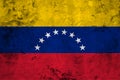 Flag of the Venezuela close up