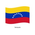 Flag of Venezuela. Venezuela Icon vector illustration