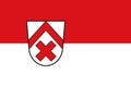 Flag of Versmold in North Rhine-Westphalia, Germany Royalty Free Stock Photo