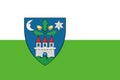 Flag of Veszprem County in Hungary