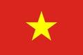 Flag of Vietnam. Flag of Socialist Republic of Vietnam