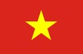 Flag of Vietnam national .