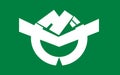 Flag of the village of Yamagata. Japan