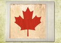 Flag of vintage instant photo Royalty Free Stock Photo