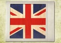 Flag of vintage instant photo Royalty Free Stock Photo