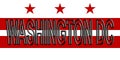 Flag of Washington DC Word