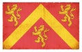 Grunge flag of Anglesey Wales