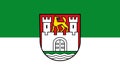 Flag of Wolfsburg in Lower Saxony, German Royalty Free Stock Photo
