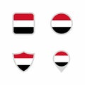 Flag of Yaman / Yemen Icon