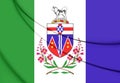 Flag of Yukon, Canada.