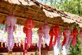 Flage lamp colorful decoration style thai lanna