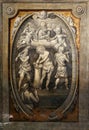 The flagellation of the Christ, by Parmigianino in the Basilica of Santa Maria della Steccata, Parma, Italy