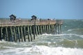 Flagler Beach Fishing Pier Royalty Free Stock Photo